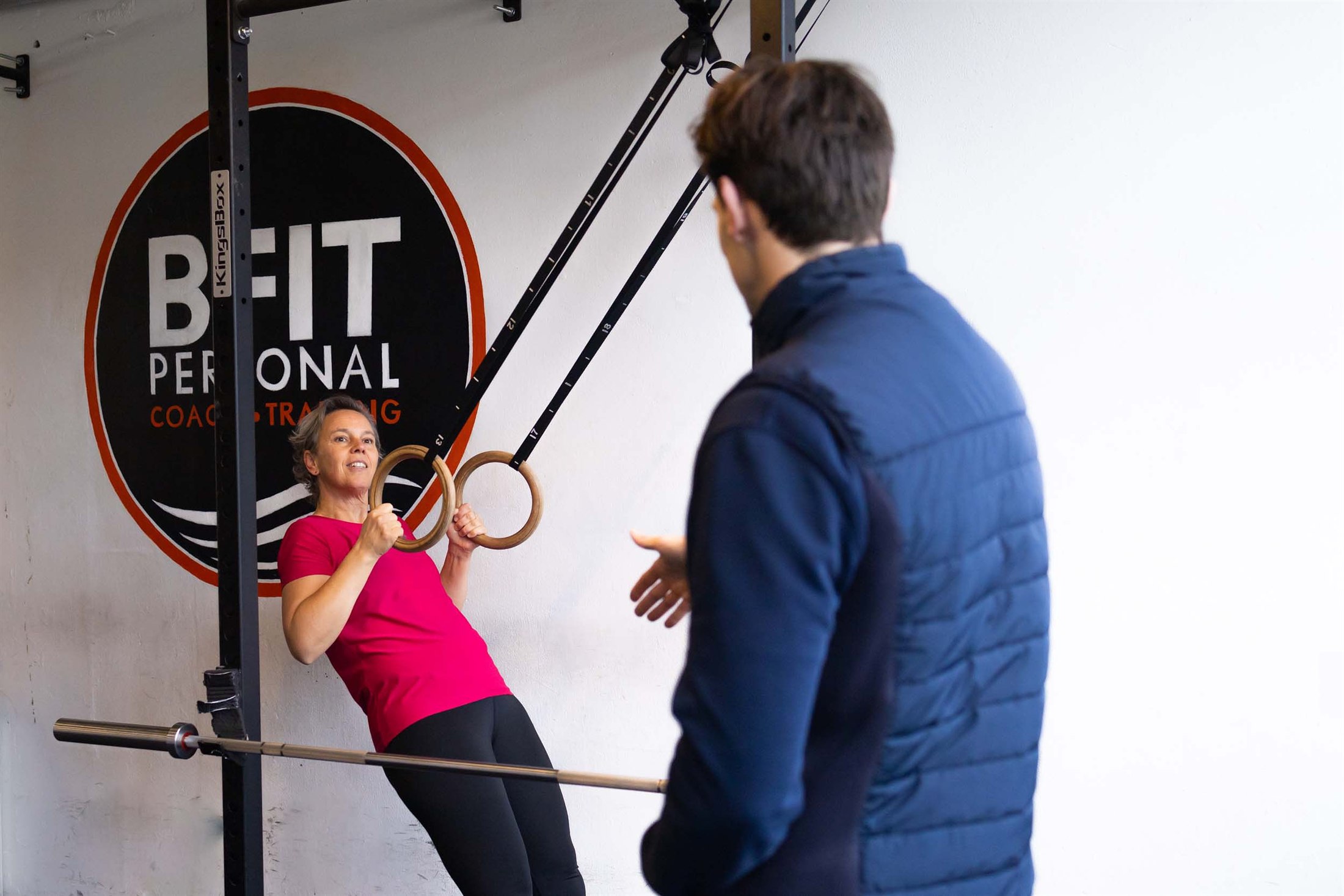 Persoonlijke begeleiding tijdens een training in de BFIT-studio in Den Bosch